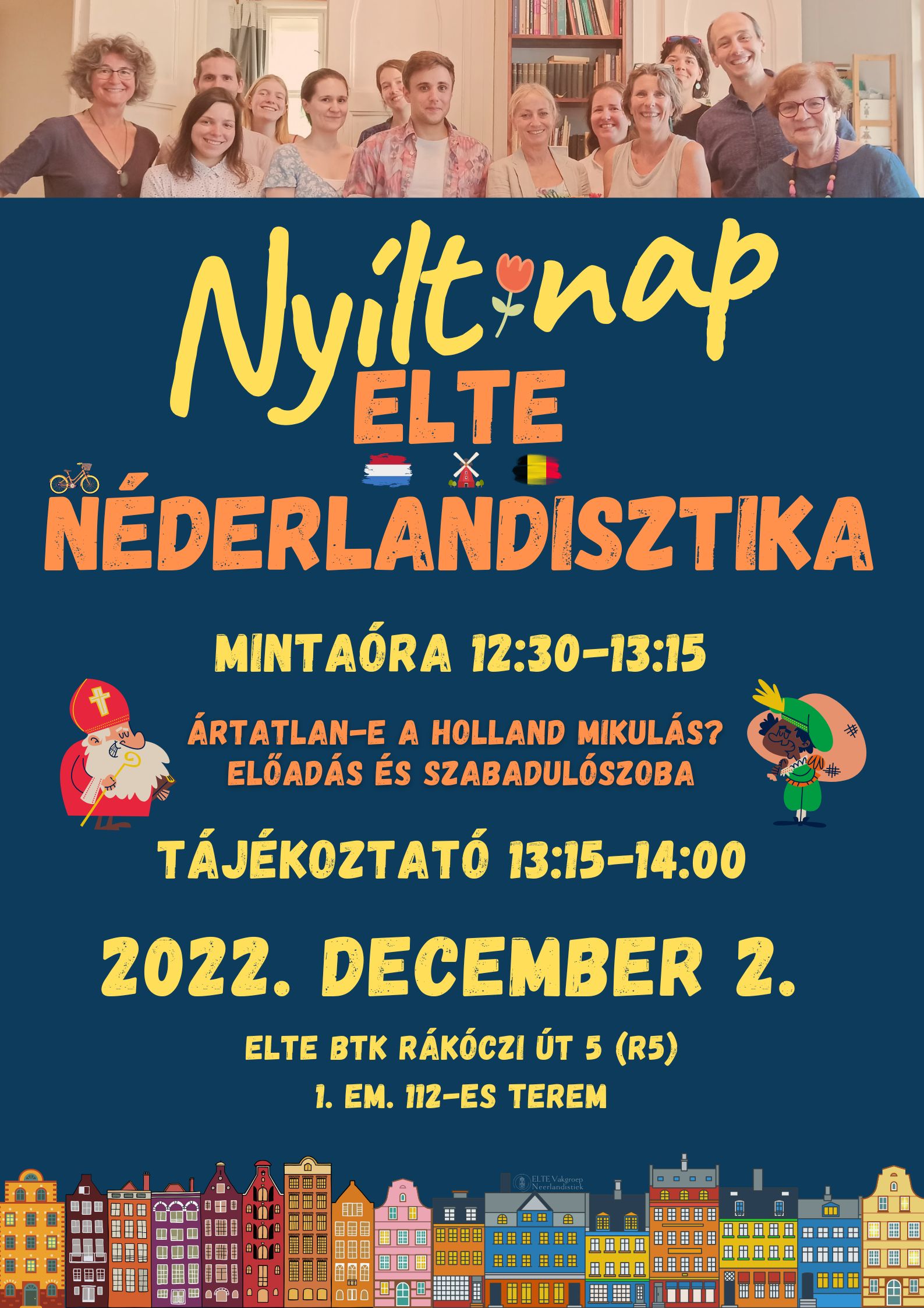 ELTE Holland Nyílt nap  2022 12 02