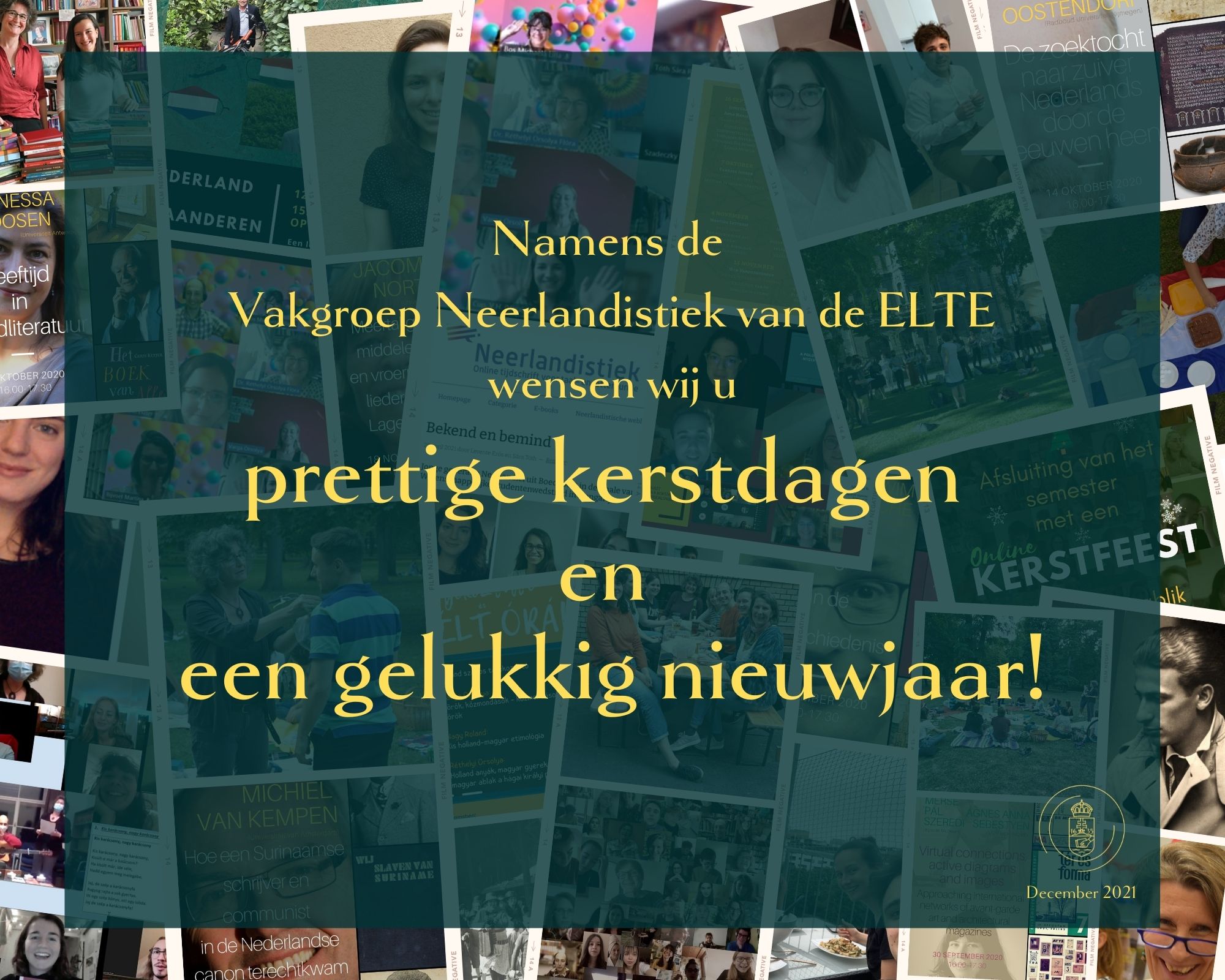 Kerstgroeten Vakgroep Neerlandstiek ELTE